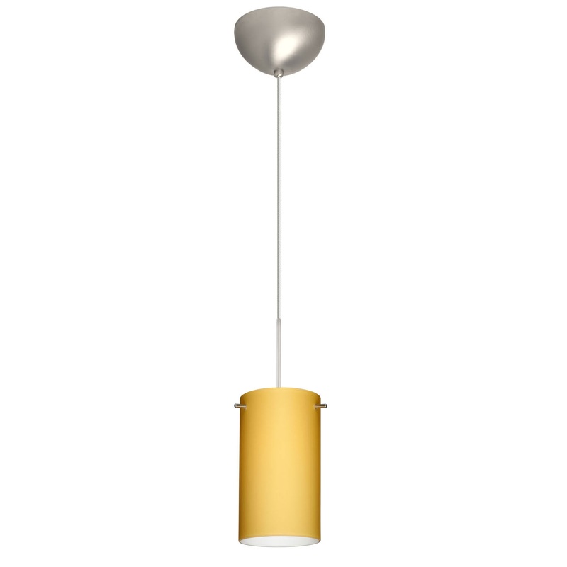 Besa 1XC-4404VM-SN Stilo One Light Pendant Satin Nickel (Discontinued)