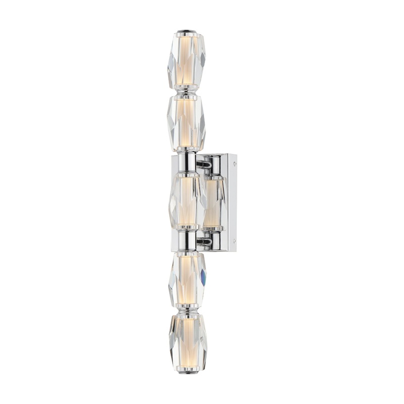 Dolce Vita 24″ LED Wall Sconce Polished Chrome