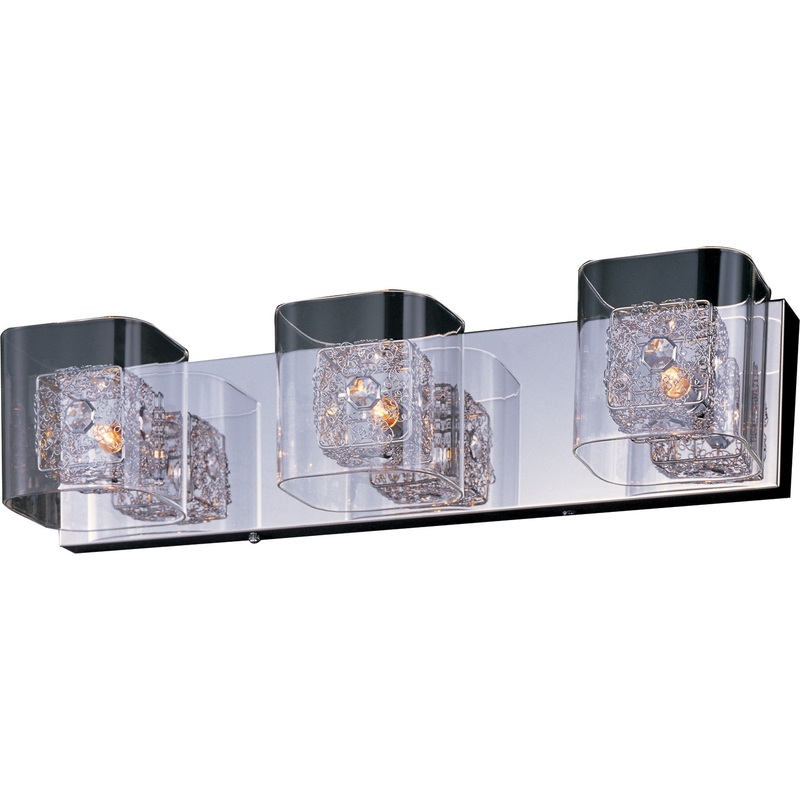 ET2 E22833-18SVPC Gem LED Bath Vanity Polished Chrome