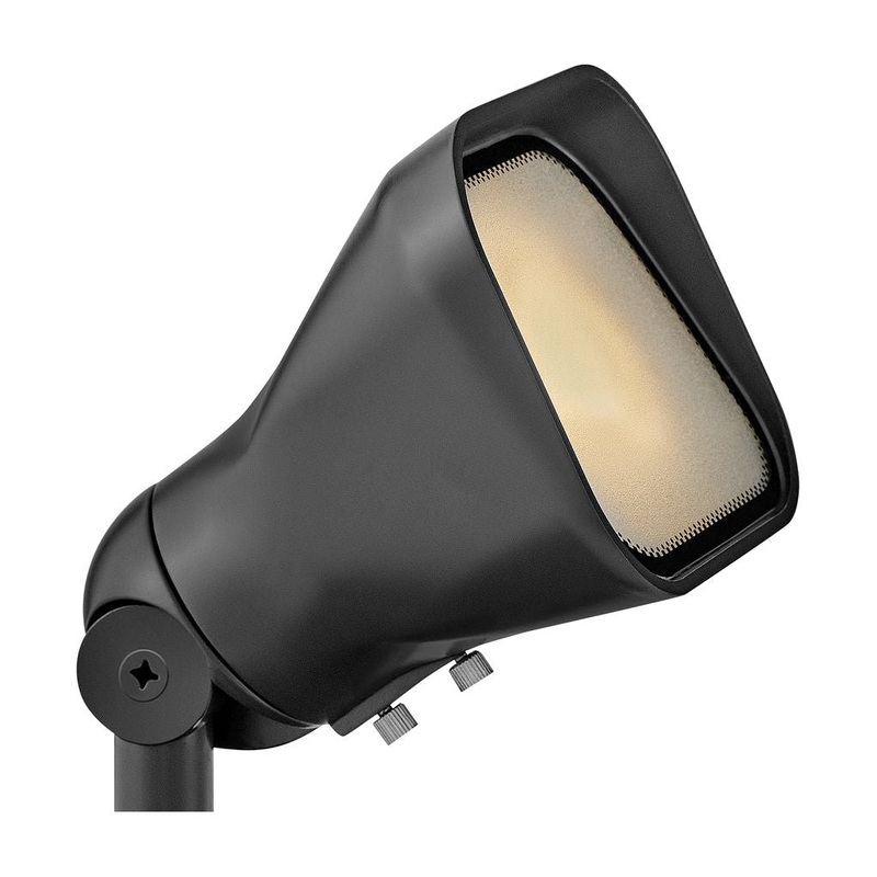 Hardy Island Accent Flood Light Satin Black 3000K LumaCore LED