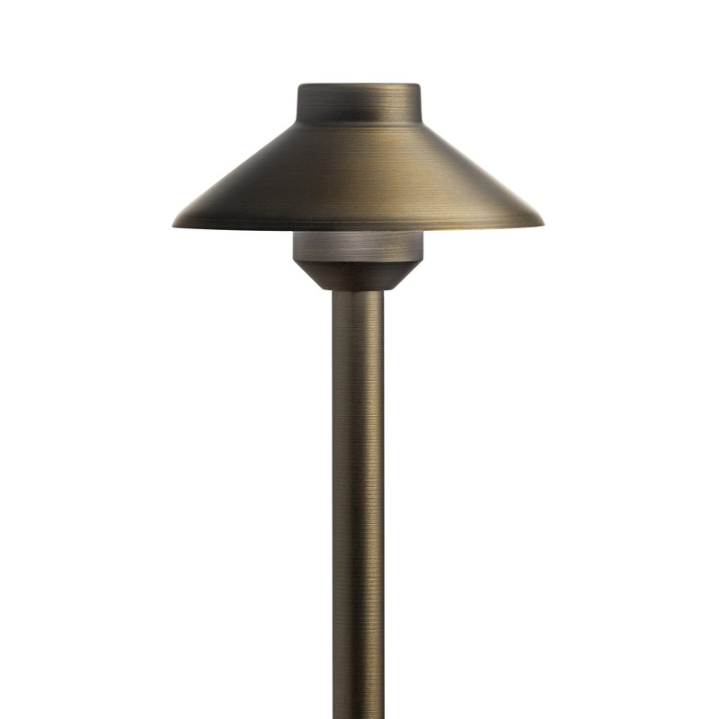 Kichler 15821CBR30 LED Path Light, Centennial Brass