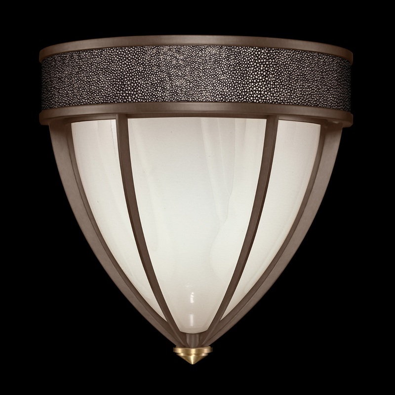 Mirage 12.25″H Sconce Bronze/Brass/Pebble