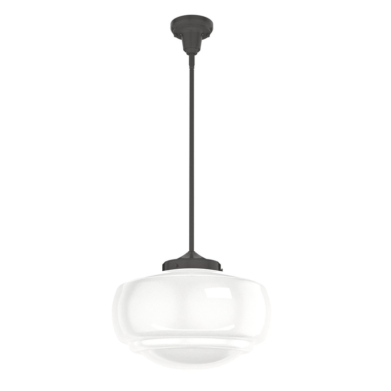 One Light Pendant from the Saddle Creek Collection in Noble Bronze Finish by Hunter
