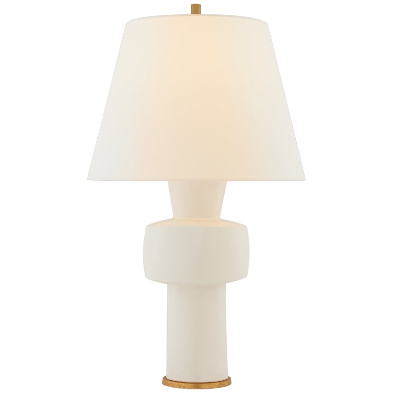 One Light Table Lamp from the Eerdmans Collection in Ivory Finish by Visual Comfort Signature
