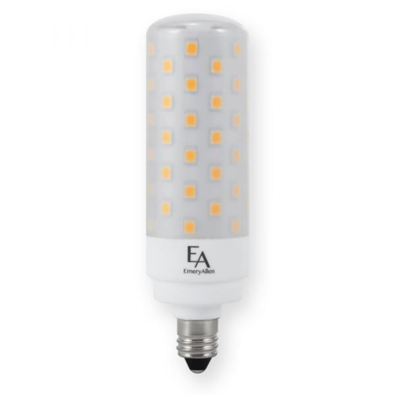 8.50 Watt LED, 850  Lumens, E11 Mini-Can base, 120 Volt Light Bulb by Emery Allen
