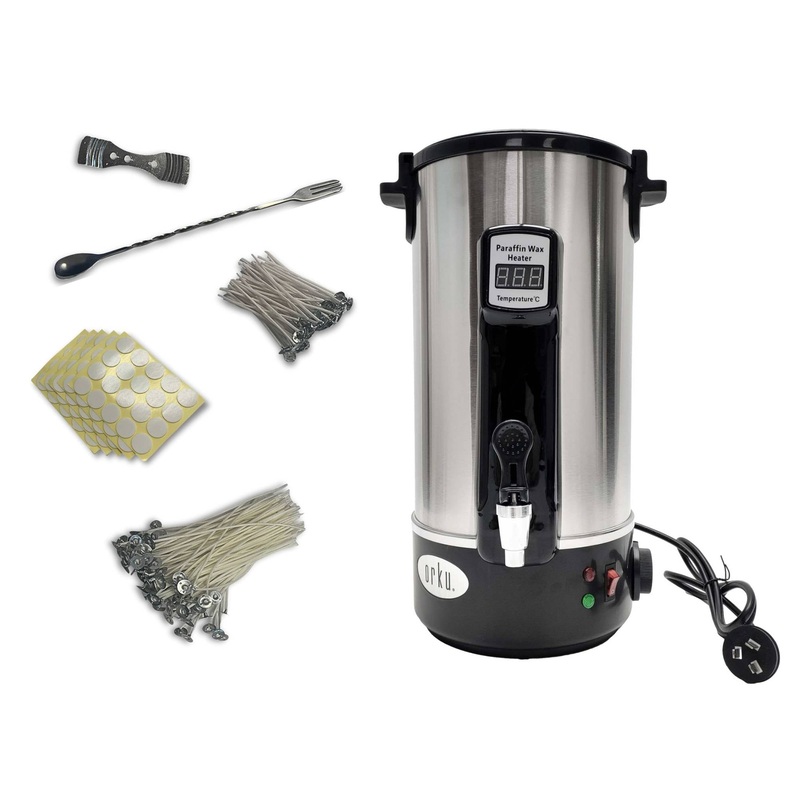 8L Candle Wax Heater With Tap And Accessories – Candle Making Melter Pot