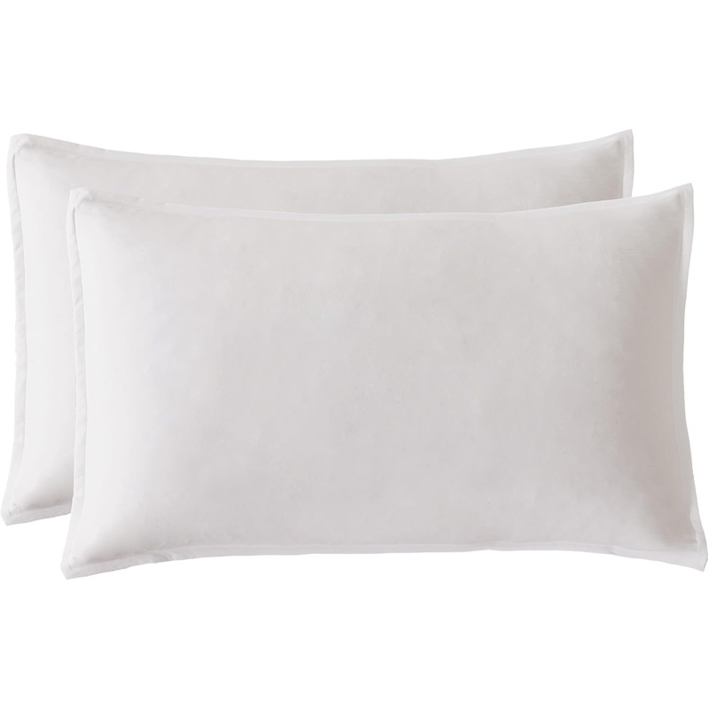 Bamboo Microfibre Standard Pillowcase x2 (one pair) – White