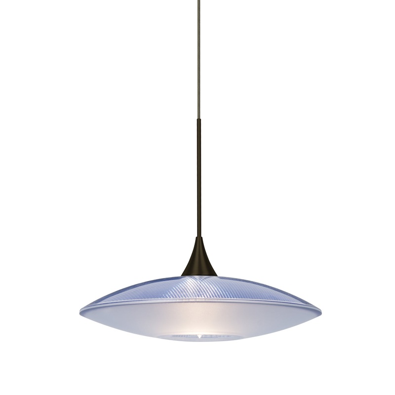 Besa 1XT-6294BL-BR Spazio One Light Pendant Bronze