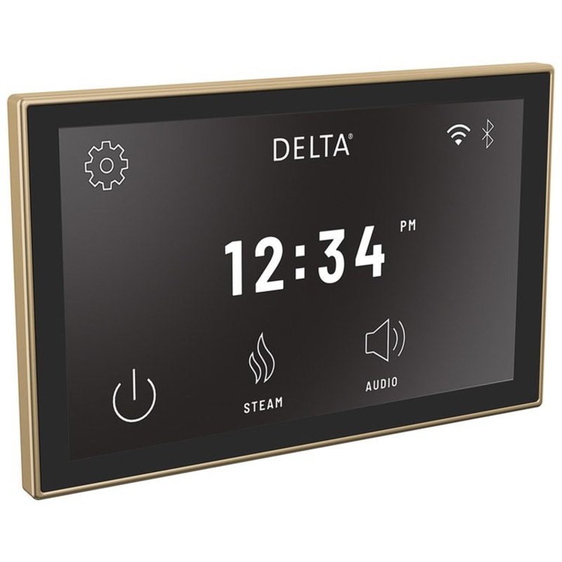 Display Interface Steamscape Lumicoat Champagne Bronze Temperature Range 50 DEG F to 125 DEG F for Steam Room 3-5/8 Inch