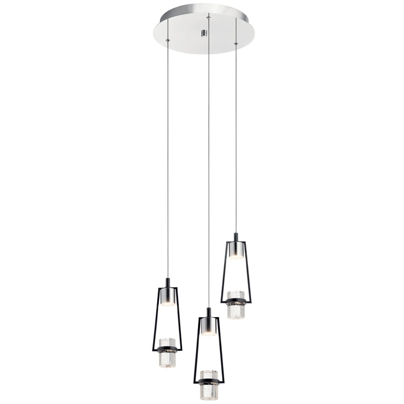 Kichler 84189 LED Pendant, Matte Black