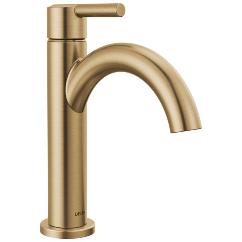 Lavatory Faucet Nicoli 1 Lever ADA WaterSense Brilliance Champagne Bronze 1.2 Gallons per Minute 4-1/4 Inch