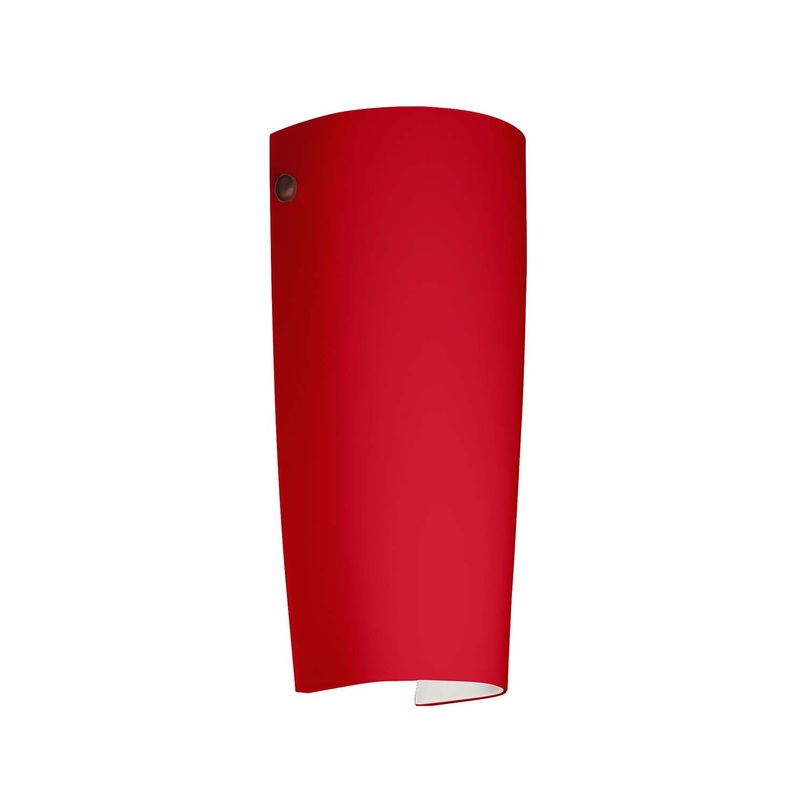 One Light Wall Sconce from the Tomas Collection in Bronze Finish by Besa