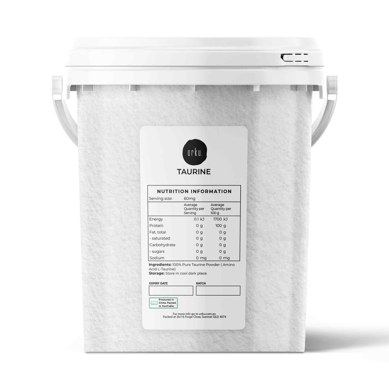 1.3kg Taurine Powder Tub – Pure Amino Acid L-Taurine Vitamin Supplement