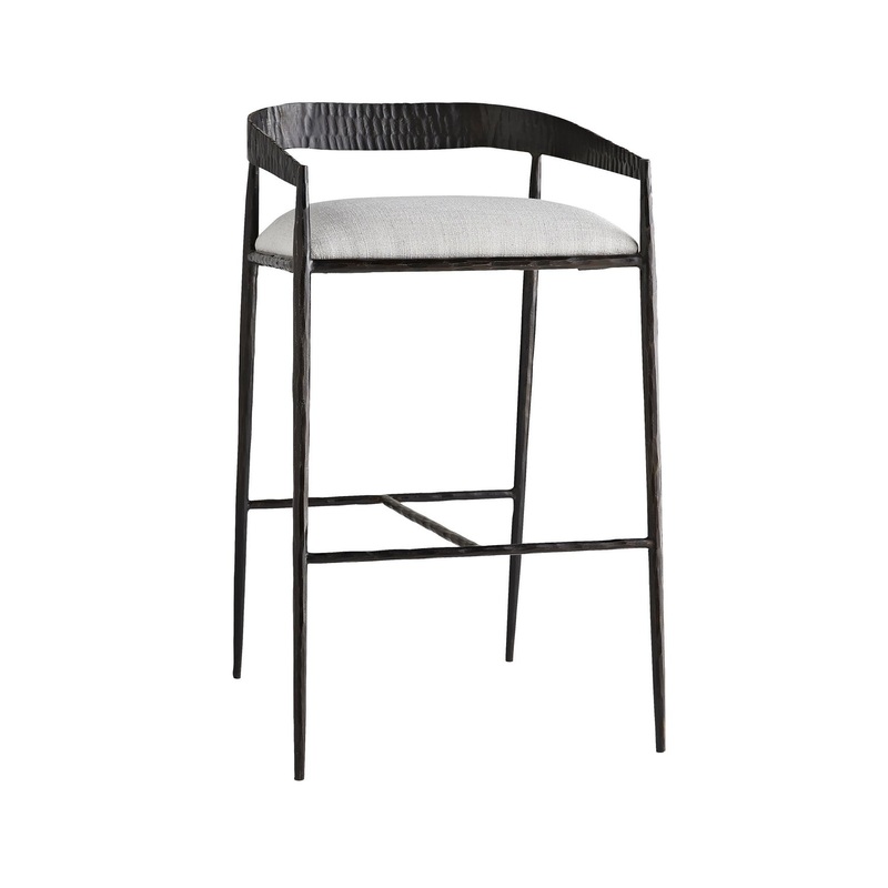 Arteriors 4747 Ansel Bar Stool Sterling