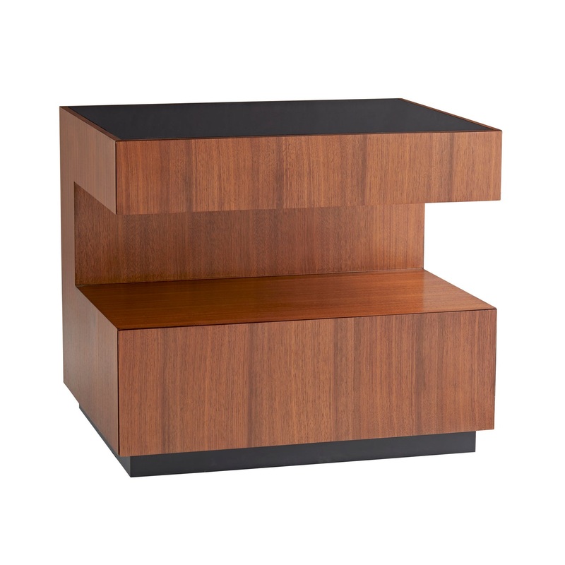 Arteriors 5649 Geron End Table Satin Walnut