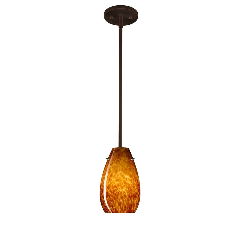 Besa 1TT-412618-BR Pera One Light Pendant Bronze