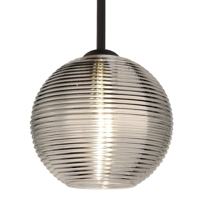 Besa 1TT-461602-BK Besa Kristall 8 Pendant One Light Pendant Black