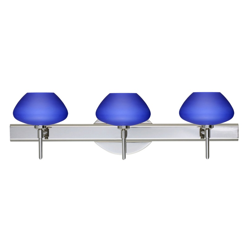 Besa 3SW-541087-CR Peri Three Light Wall Sconce Chrome (Discontinued)