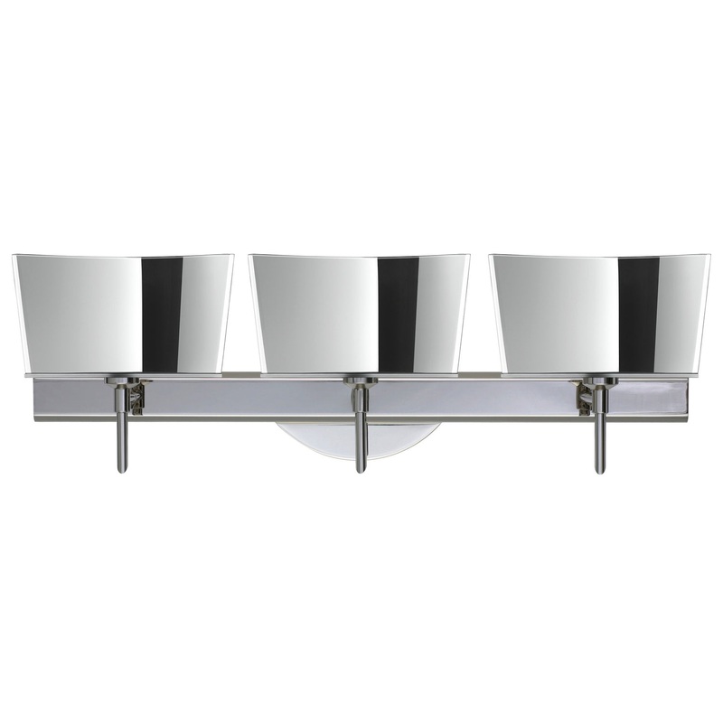 Besa 3SW-6773MR-CR Groove Three Light Wall Sconce Chrome (Discontinued)