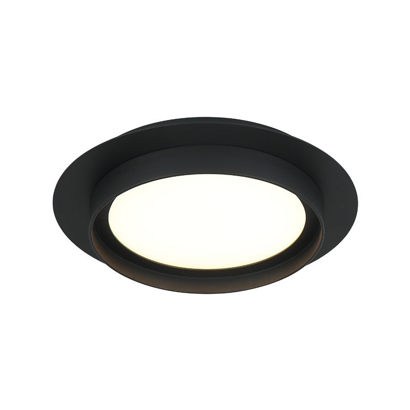 Iris 1-Light Ceiling Mount Matte Black