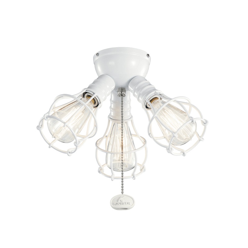 Kichler 380041WH LED Fan Light Kit, White