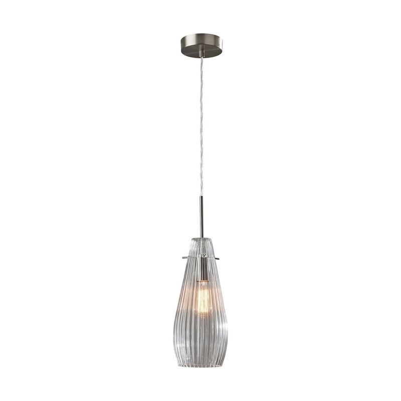 Layla Pendant Brushed Steel