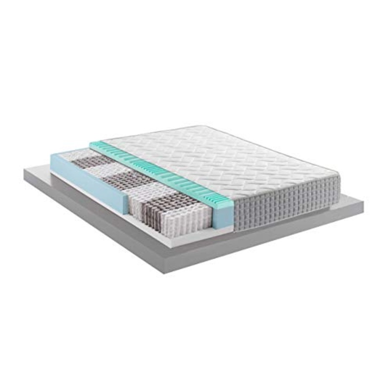 Mentor – Materasso Molle & Memory Med H3 Piazza e Mezzo 120×195 Greentech Med 4.1 DISP, Medico Detraibile 5 cm di Memory, H25 a 9 Zone – Detraibile