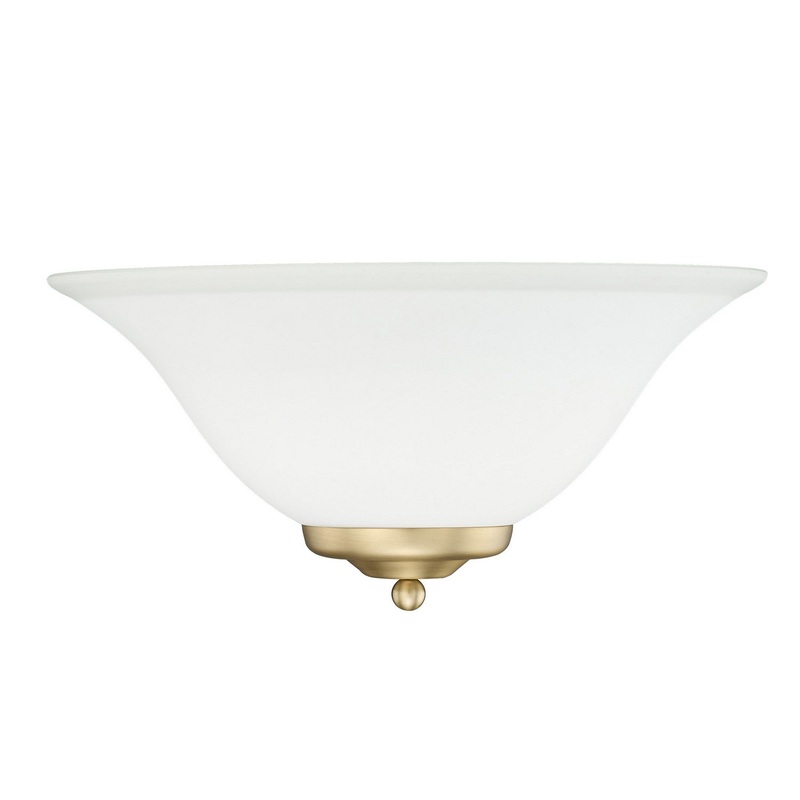 One Light Wall Sconce from the Multi-Family Collection in Brushed Champagne Bronze Finish by Golden