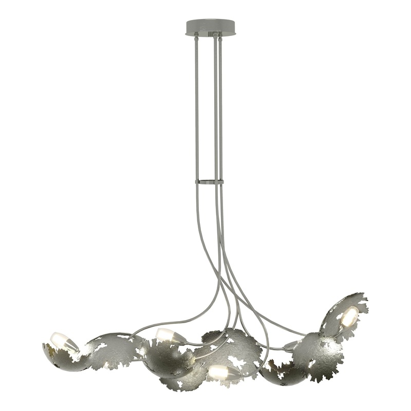 Pangea 6-Light Linear Pendant Sterling