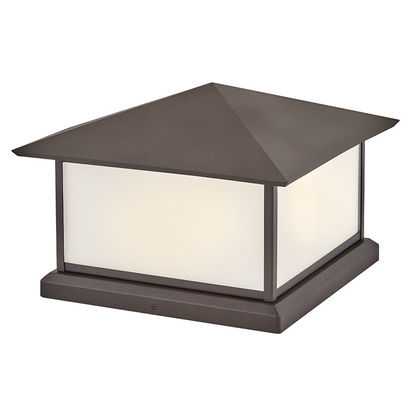 Walter Large Pier Mount Lantern Textured Oil Rubbed Bronze 10W / 120V Bulb(s) – Not Included
