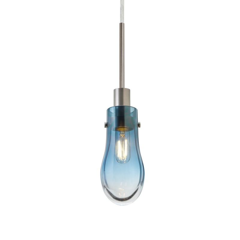 Besa 1JC-WISHBL-EDIL-SN Wish One Light Pendant Satin Nickel