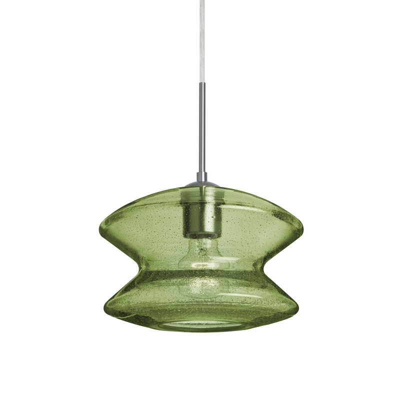 Besa J-ZENMS-SN Zen One Light Pendant Satin Nickel