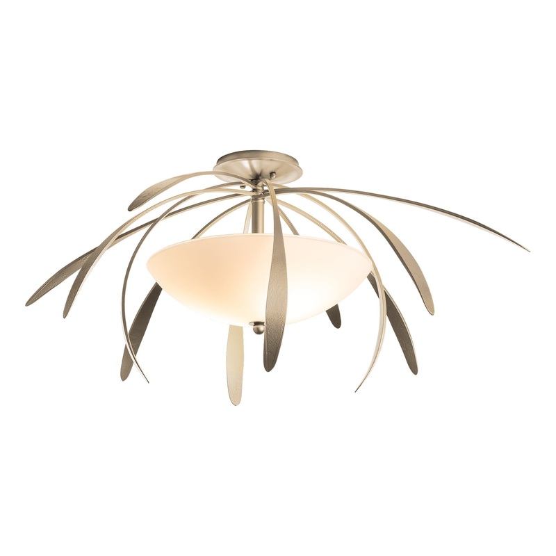 Dahlia Medium Semi-Flush Soft Gold