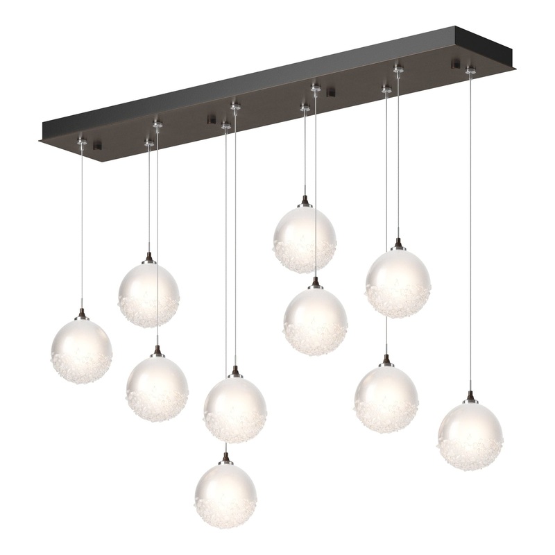 Fritz Globe 10-Light Pendant Bronze
