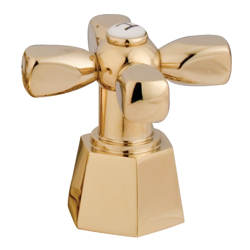 KSH4262HXH Hot Metal Cross Handle, Polished Brass