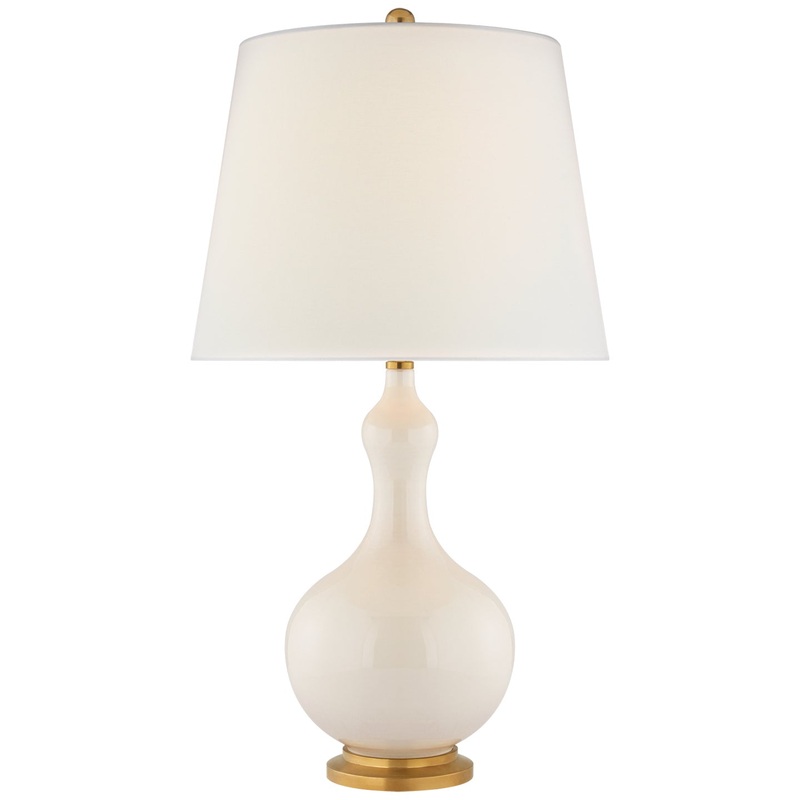 One Light Table Lamp from the Addison Collection in Ivory Finish by Visual Comfort Signature