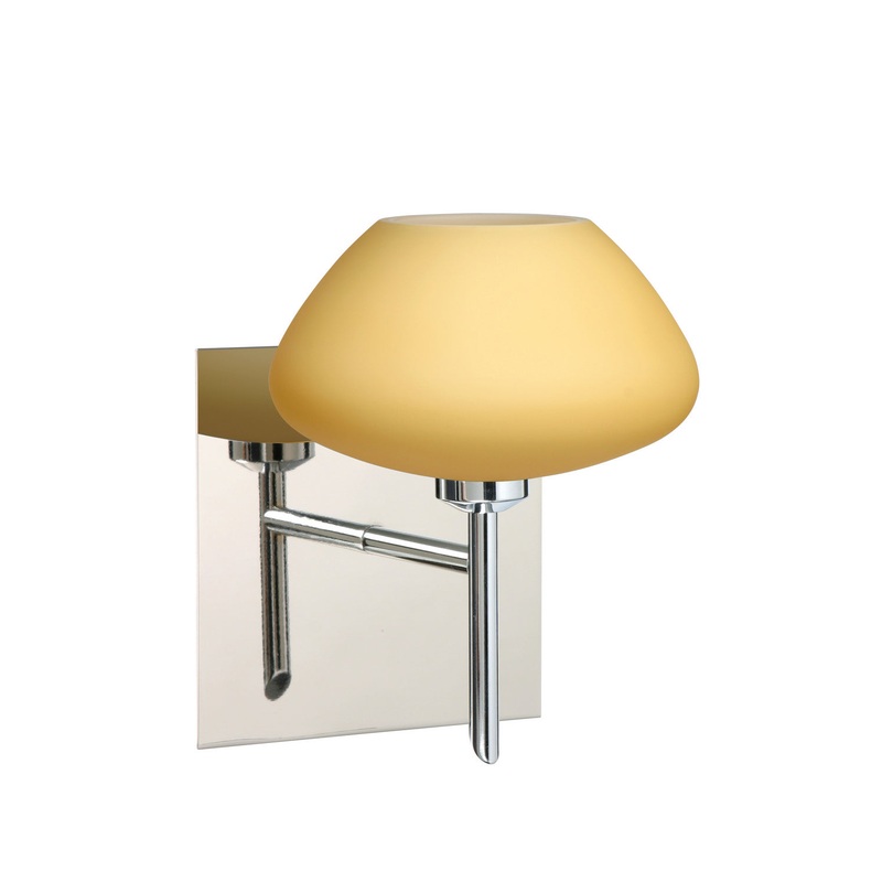 One Light Wall Sconce from the Peri Collection in Chrome Finish by Besa