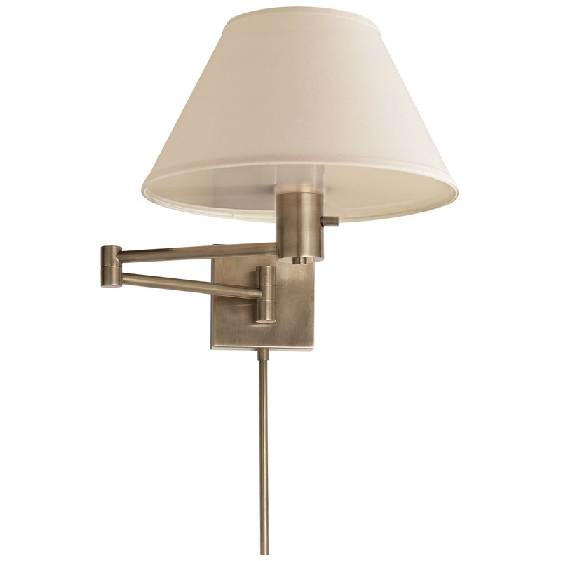 One Light Wall Sconce from the Vc Classic Collection in Antique Nickel Finish by Visual Comfort Signature
