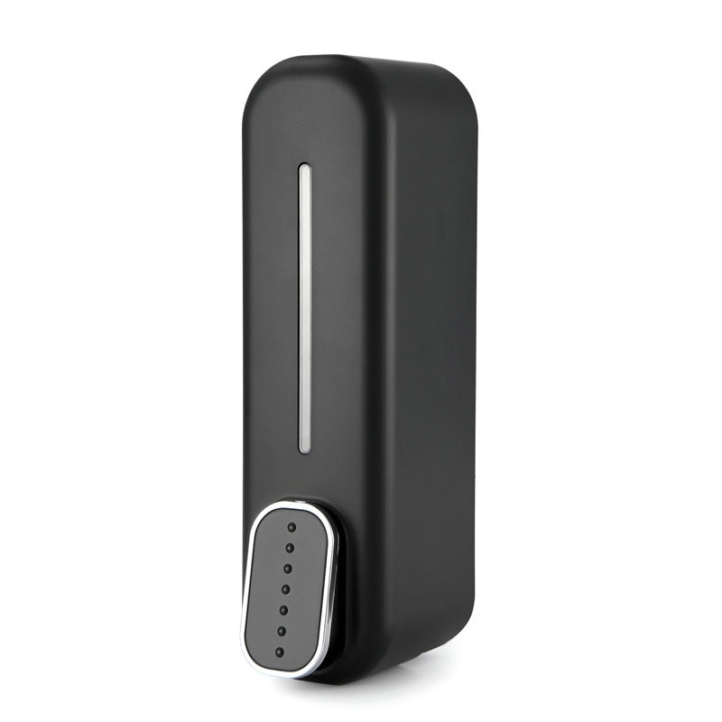 2 Pcs Black Modern Wall-Mounted Press Soap Dispenser – 300ml Refillable Pump for Bathroom & Kitchen