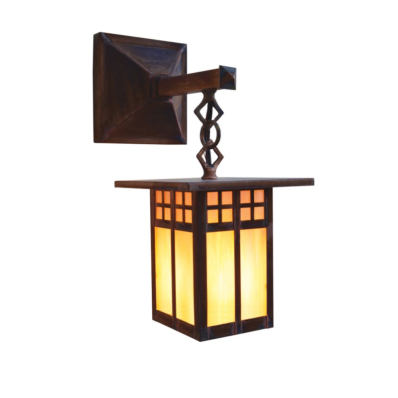 Arroyo GB-6SAGW-RC Glasgow One Light Wall Mount Raw Copper