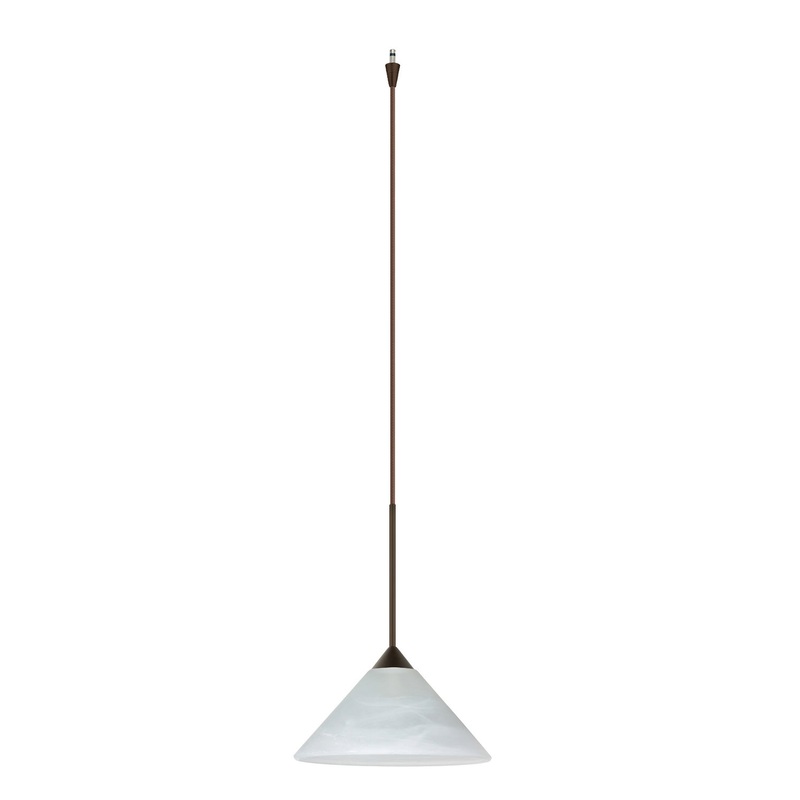 Besa XP-117652-BR Kona One Light Pendant Bronze