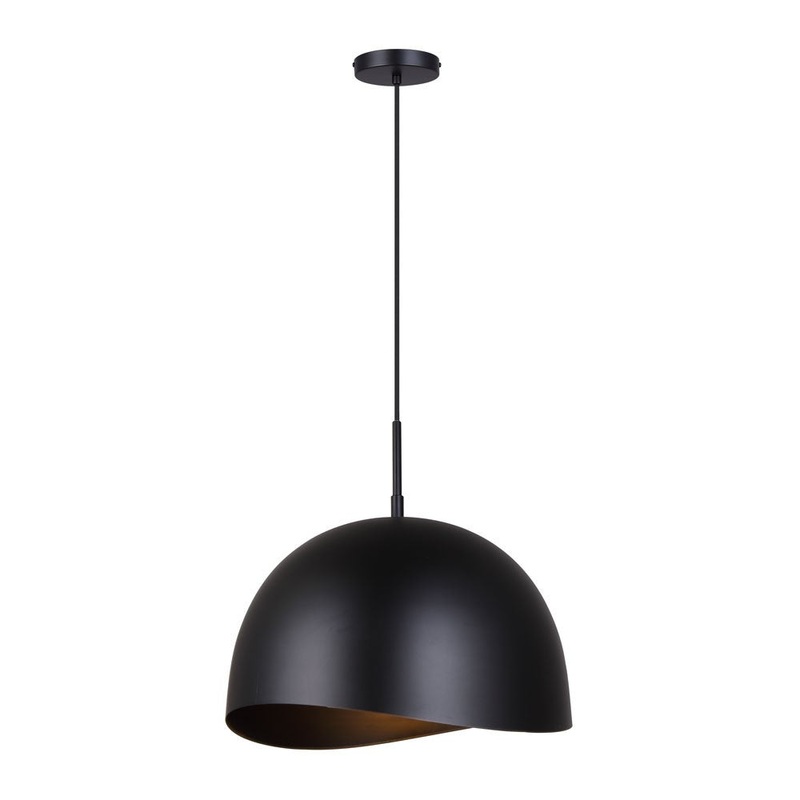 Canarm IPL1122A01BK16 Henlee One Light Pendant Matte Black
