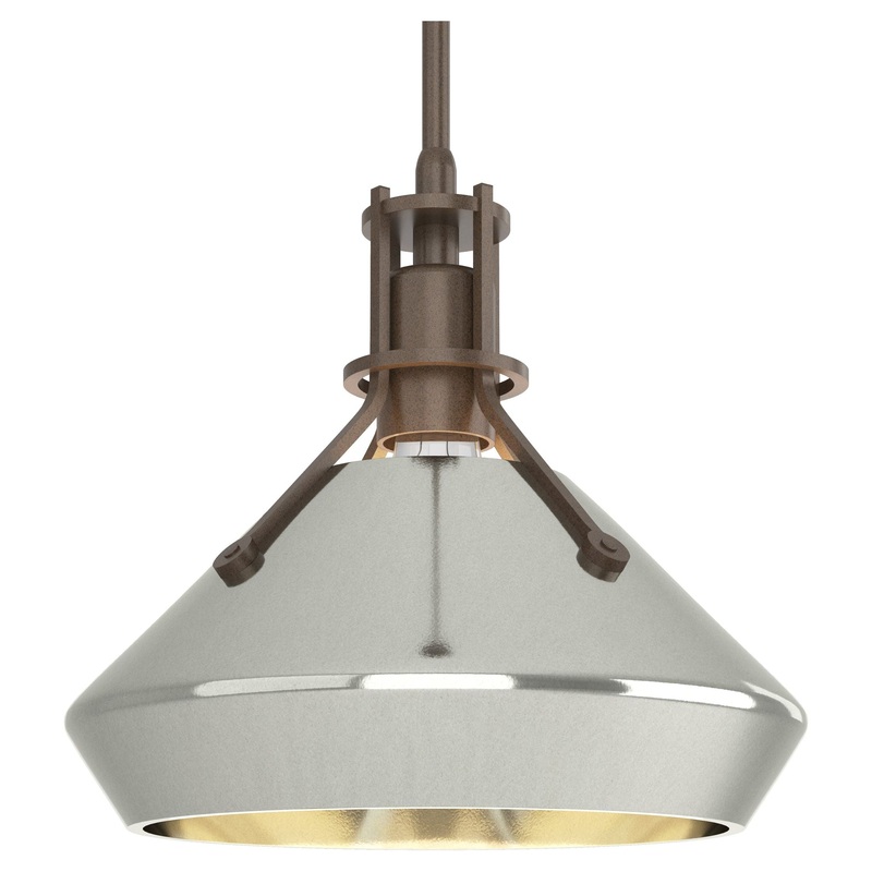 Henry Pendant with Chamfer Bronze Sterling