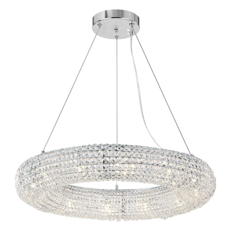 Veronique Chandelier Chrome