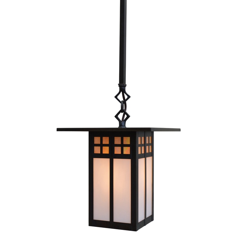 Arroyo GSH-9GWC-BZ Glasgow One Light Pendant Bronze