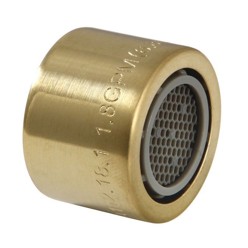Cal Green Z18KSSA8277 1.8 GPM Female Aerator, Brushed Brass