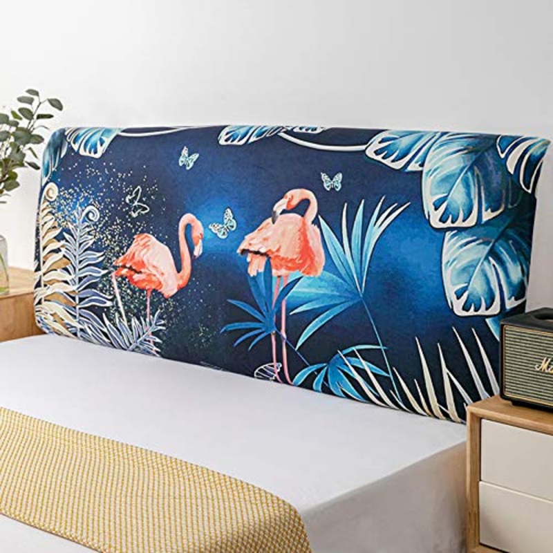 Copri Testata Letto Matrimoniale Elastica, Fodera Elastica Protezione Peluche Testata Addensare Elastico All-inclusive Coperchio Europeo Soft Cover Lavabile,M-150 * 70CM