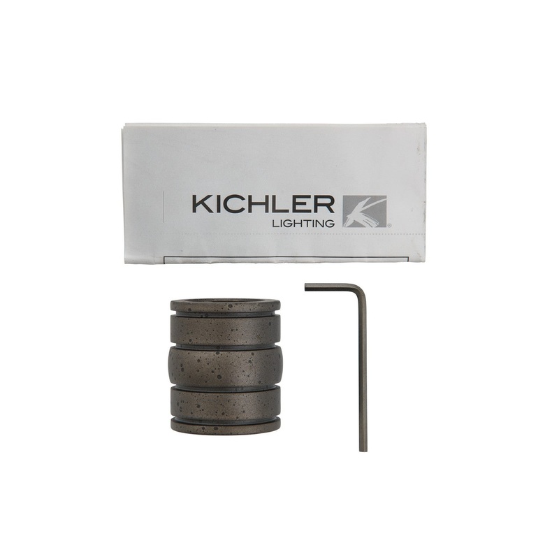 Decorative Coupler from the Accessory Collection in Anvil Iron Finish by Kichler