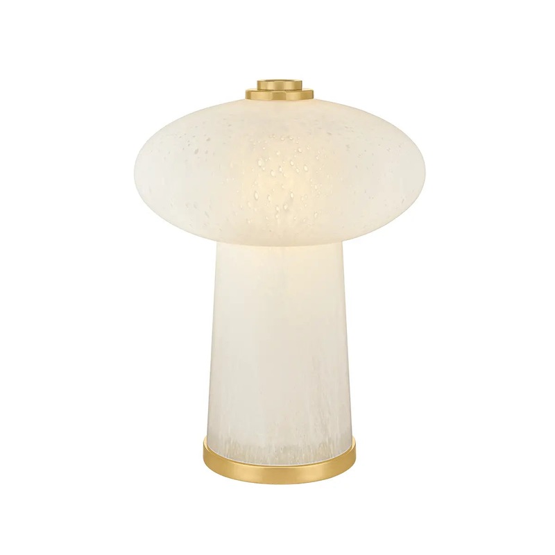 Fords 1-Light LED Rechargeable Table Lamp Aged Brass