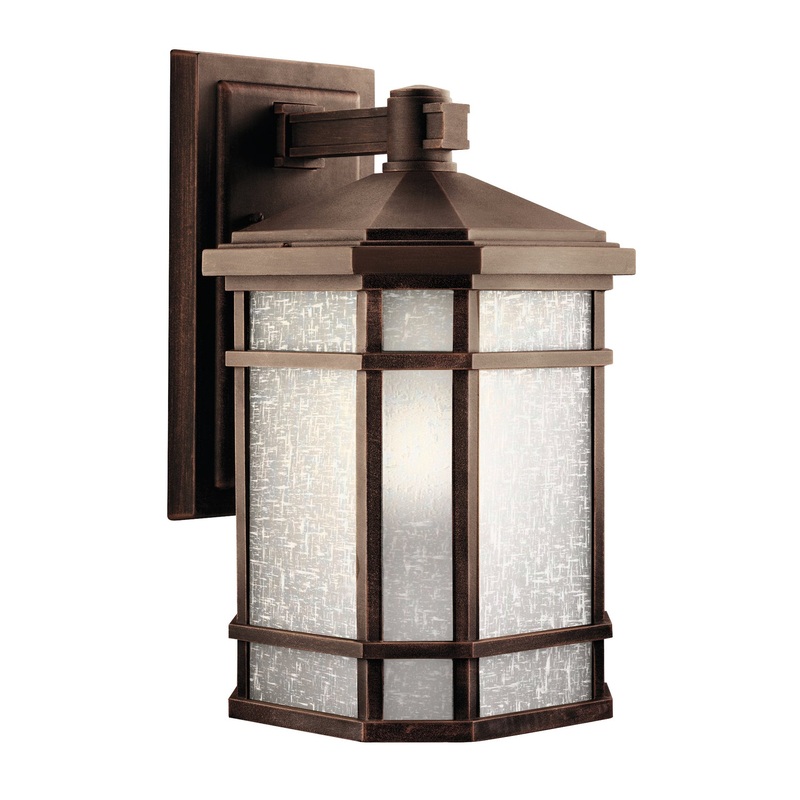 Kichler 9720PR One Light Outdoor Wall Mount, Prairie Rock